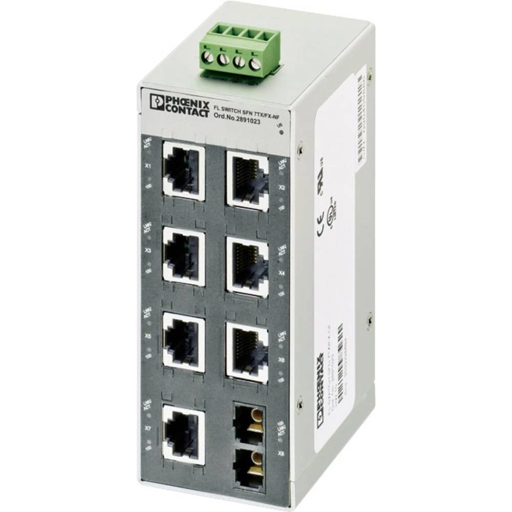 Industrijski eternetski preklopnik Phoenix Contact FL SWITCH SFN 7TX/FX-NF slika