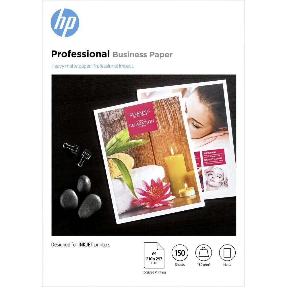 HP Professional 7MV79A foto papir din a4 180 g/m² 1 St. mat slika