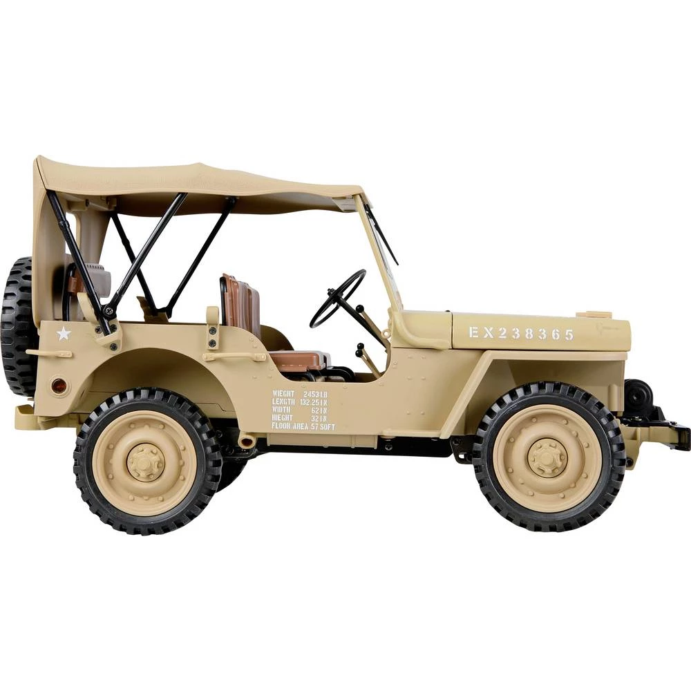 Amewi Jeep Willys MB Scale Crawler s četkama 1:14 RC model automobila električni crawler pogon na sva četiri kotača (4wd slika