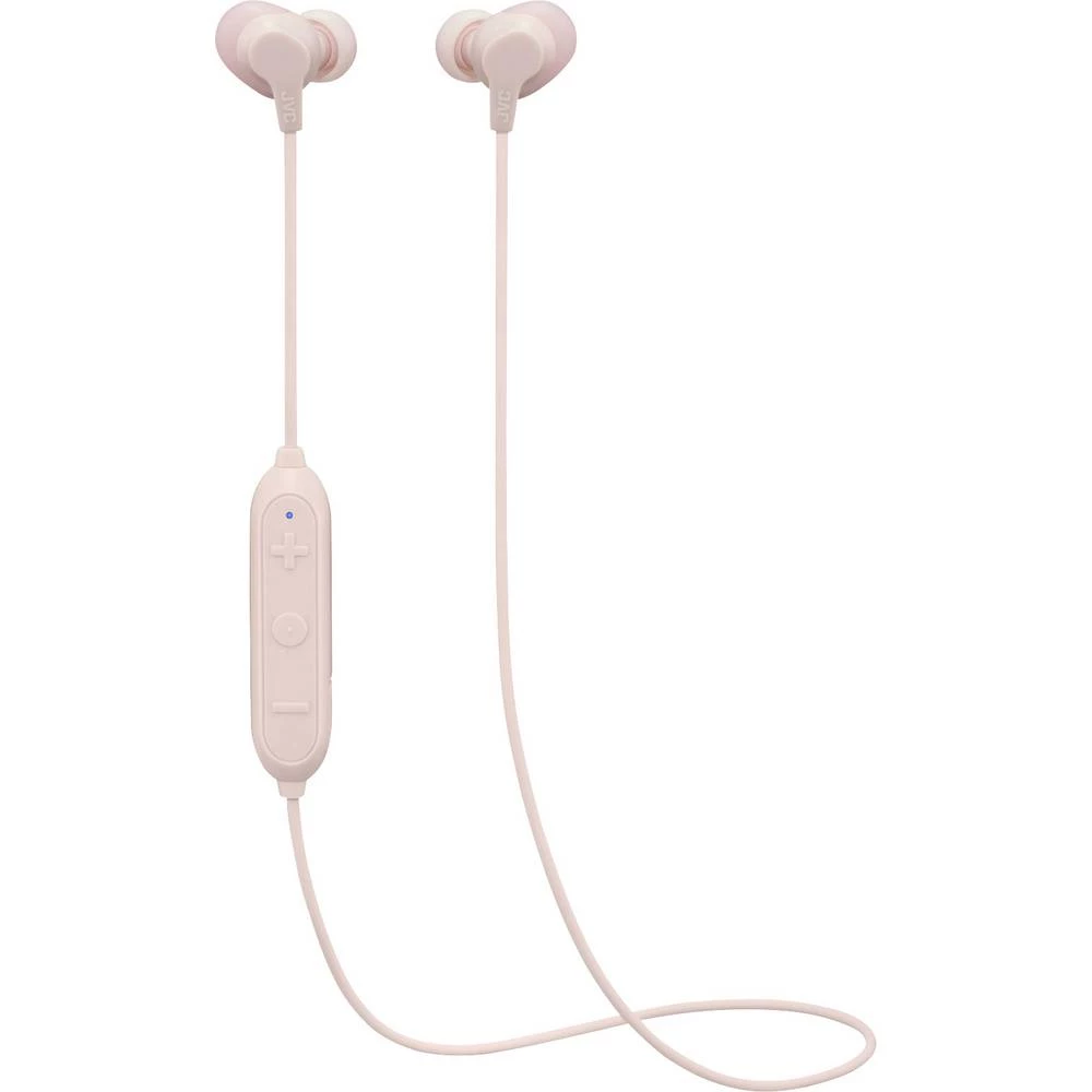 Bluetooth&reg; in ear slušalice JVC HA-FX22W-P u ušima kontrola glasnoće, otporne na znojenje ružičasta slika