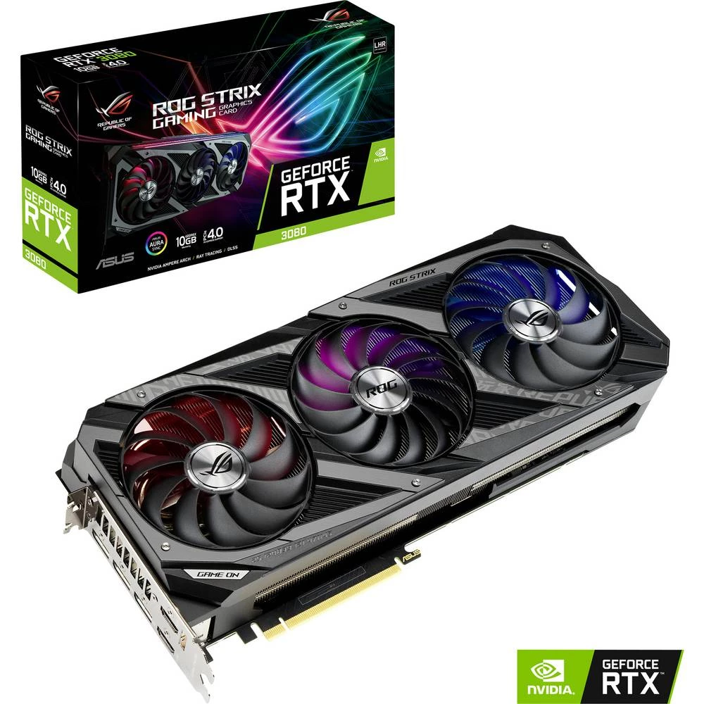 Asus grafička kartica Nvidia GeForce RTX 3080 Gaming 10 GB GDDR6X-RAM PCIe x16 HDMI™, DisplayPort slika