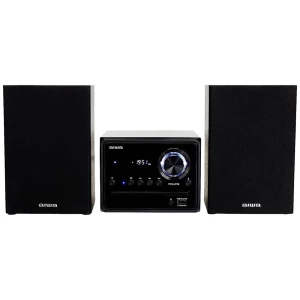 Aiwa MSBTU-300 stereo uređaj Bluetooth®, AUX, CD, USB, UKW,  2 x 10 W crna slika