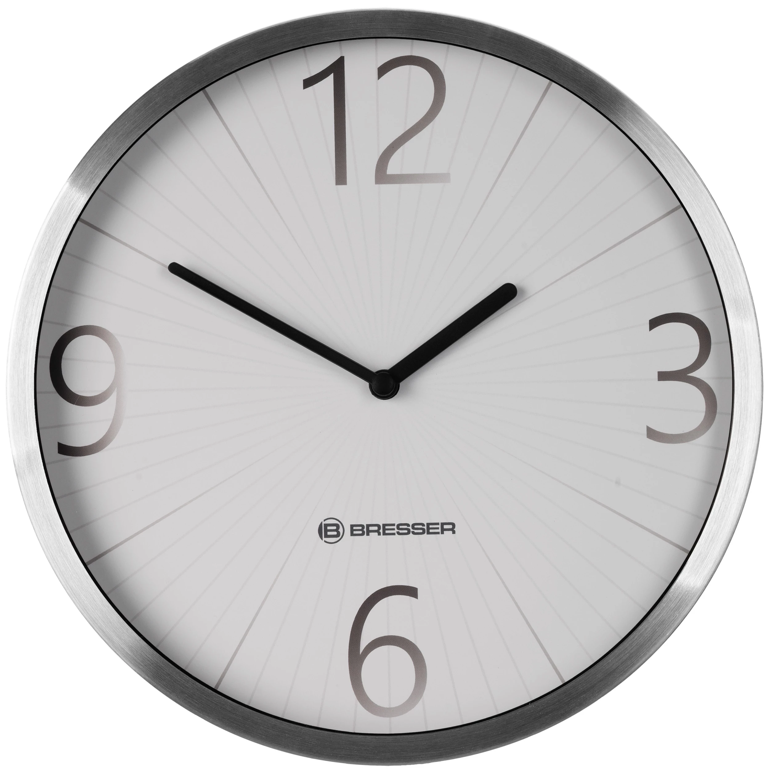 BRESSER MyTime zidni sat s radio kontrolom 25 cm bijeli slika