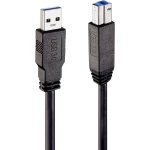 LINDY USB kabel USB 3.2 gen. 1 (USB 3.0) USB-A utikač, USB-B utikač 10.00 m crna  43098