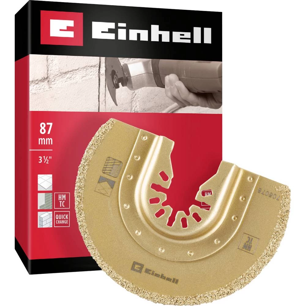 Einhell 708078 Sägeblatt halbrund HM, 87mm tvrdi metal, HCS list pile 87 mm 1 kom. slika