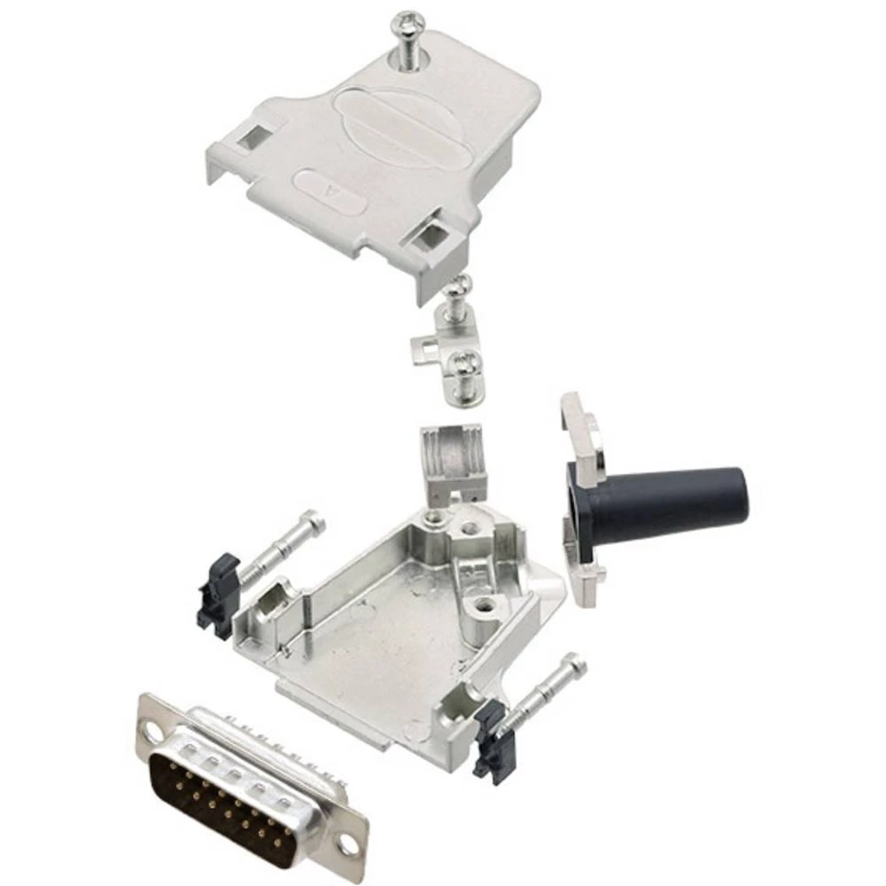 Komplet D-SUB pinskih konektora 45 ° Broj polova: 25 Lemni kup Amphenol 1 ST slika