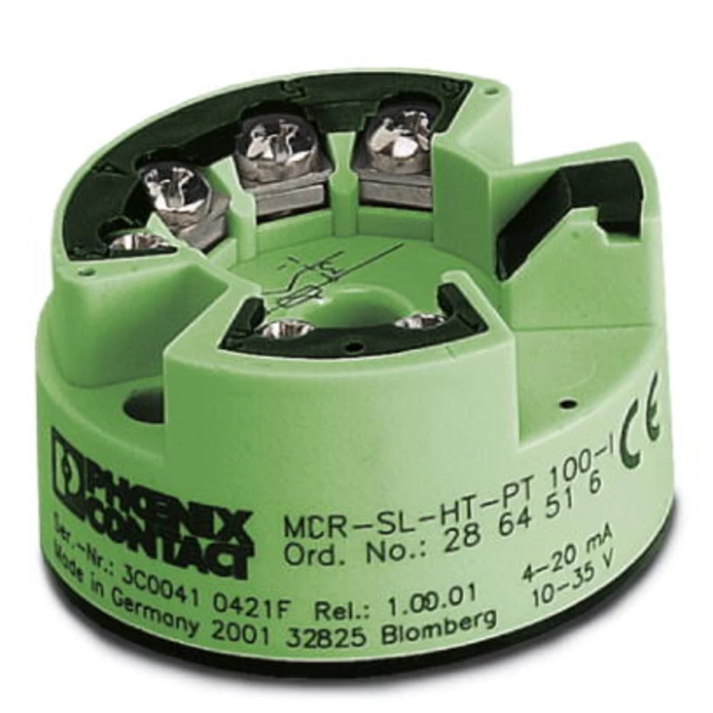 MCR-SL-HT-PT 100-I - mjerni pretvornik s glavom Phoenix Contact MCR-SL-HT-100 PT-I 2864516 1 kom. slika