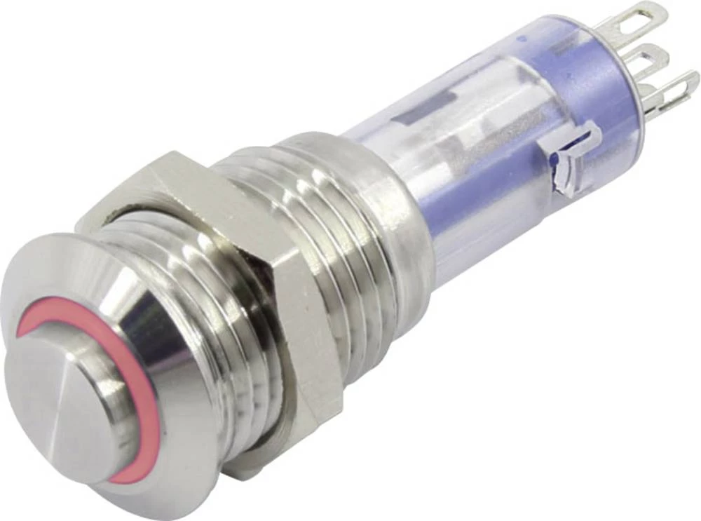 TRU COMPONENTS LAS4GQH-11ZE/R/12V/S pritisna tipka 1 kom. slika