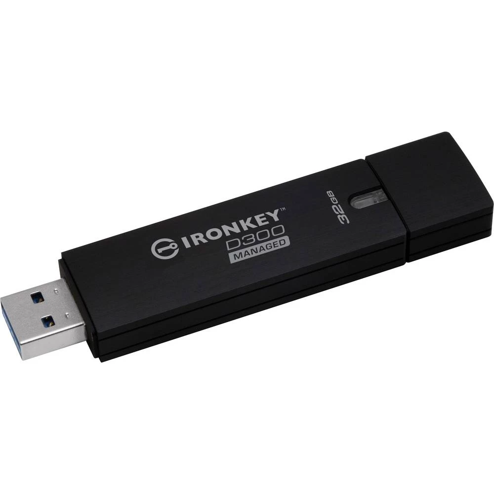 USB Stick 32 GB Kingston IronKey&trade; D300 Managed Crna IKD300M/32GB USB 3.0 slika