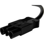 Adels-Contact 16316305 mrežni priključni kabel slobodan kraj - mrežni adapter Ukupan broj polova: 2 + PE crna 0.50 m 75 St.