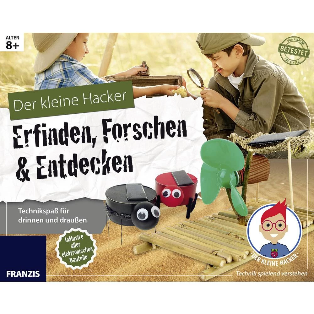 Eksperimentalni set Franzis Verlag Der kleine Hacker: Erfinden, Forschen und Entdecken 65336 Iznad 8 godina slika