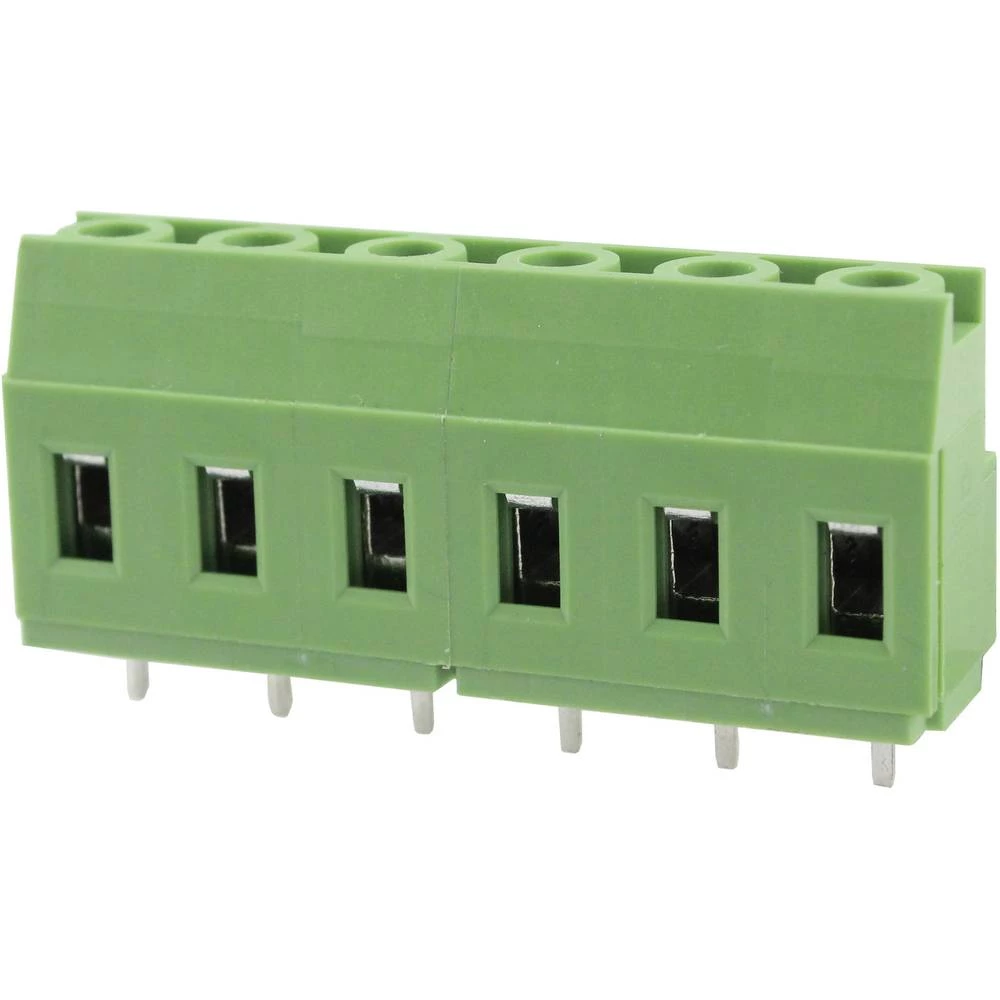 Degson Vijčana blok spojka 3.31 mm&sup2; Broj polova 3 Zelena 100 ST slika