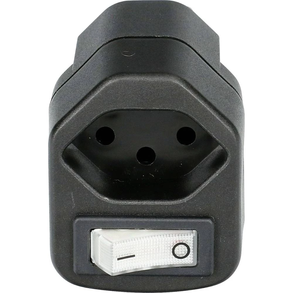 Max Hauri 139376 međuutikač s prekidačem    crna slika