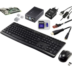 Renkforce Pro Set Raspberry Pi® 3 B 1 GB 4 x 1.2 GHz uklj. napajanje, uklj. kućište, uklj. hladnjak, uklj. HDMI kabel , slika