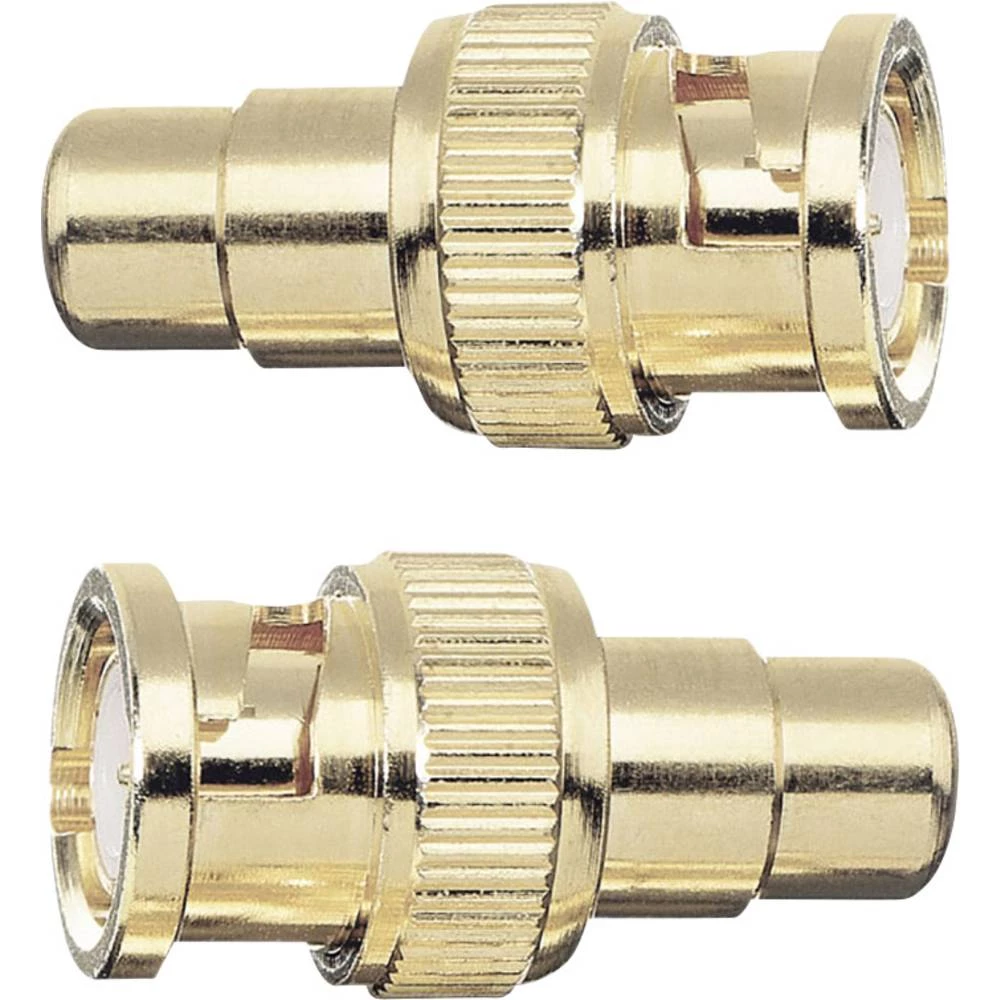 Oehlbach BNC / Cinch Adapter [1x Muški konektor BNC - 1x Ženski cinch konektor] Zlatna pozlaćeni kontakti slika
