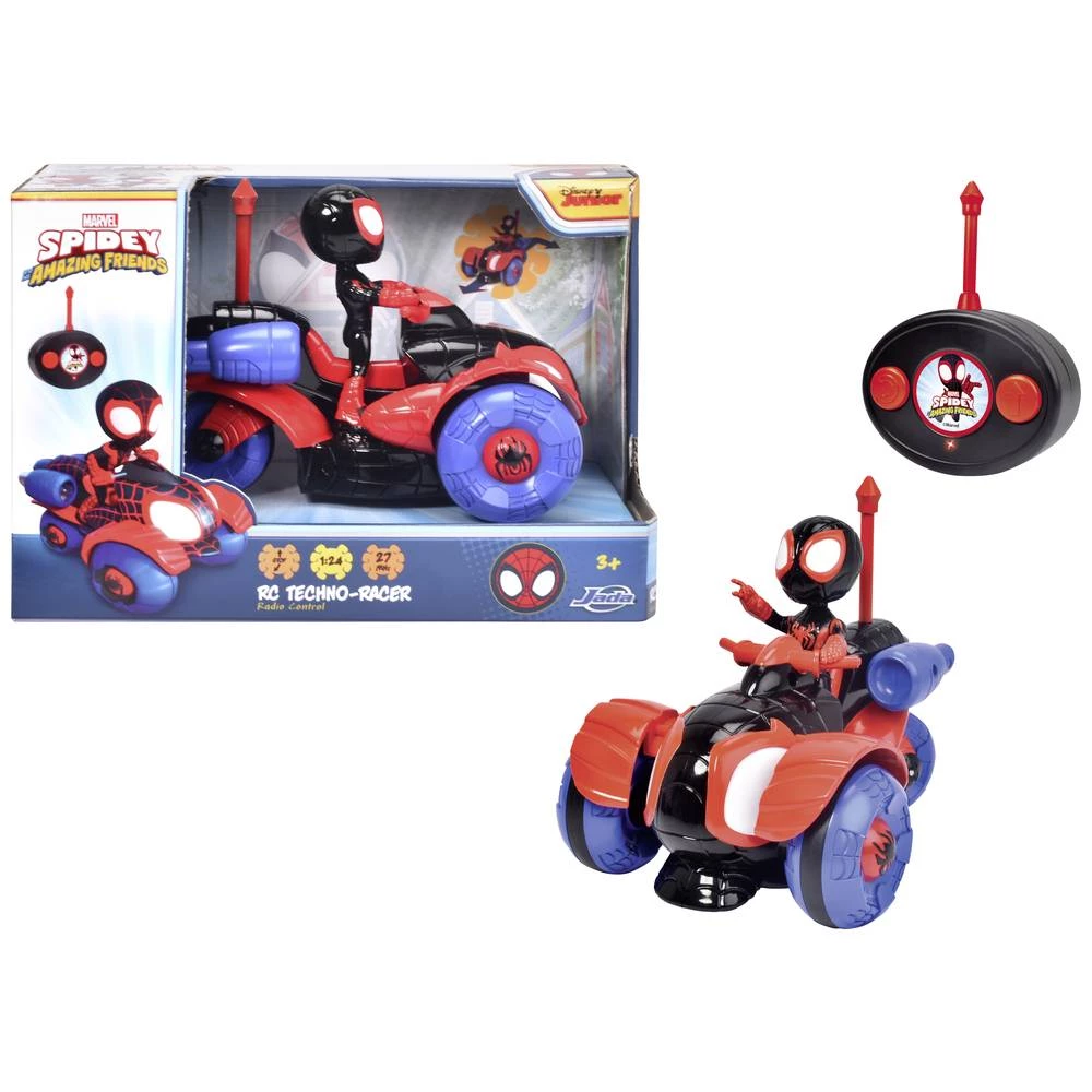 Dickie Toys 203223001 Miles Morales Techno-Racer 1:24 RC model automobila za početnike električni  cestovni model slika