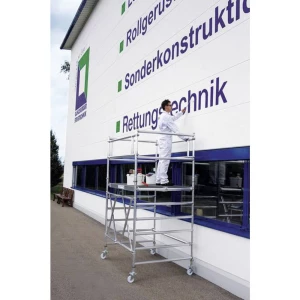 Günzburger Steigtechnik 115100 sklopiva skela montaža bez alata Radna visina (maks.): 3.8 m slika