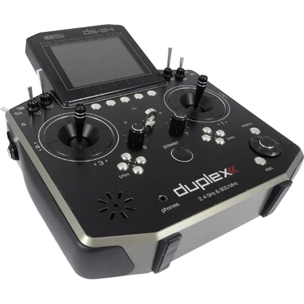 Jeti DS-24 Multimode Početni komplet daljinskog upravljača 2,4 GHz Broj kanala: 24 Uklj. prijemnik slika