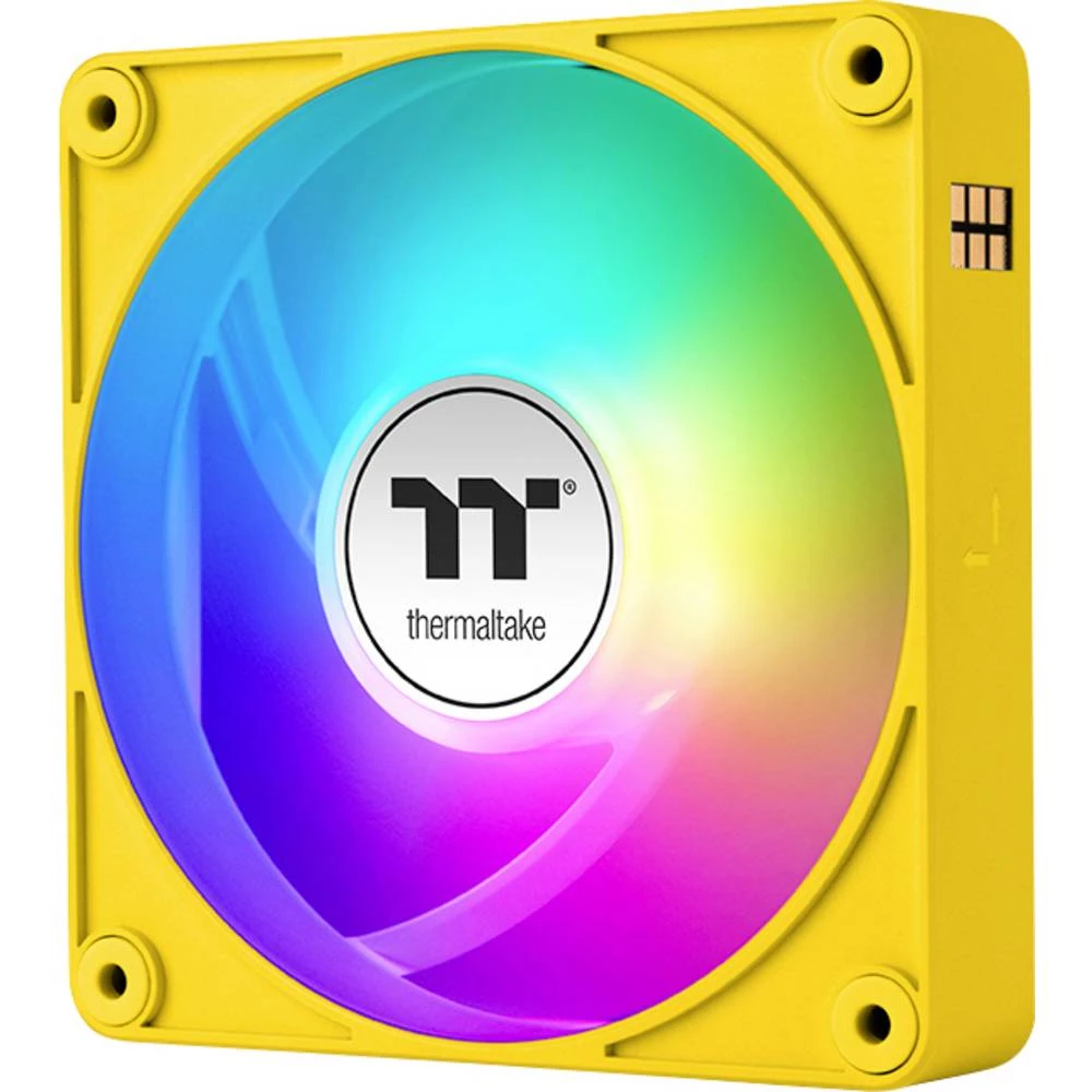 Thermaltake CT120 EX Reverse ARGB Sync PC Cooling Fan Bumblebee 3 Pack ventilator za PC kućište žuta (Š x V x D) 120 x 1 slika