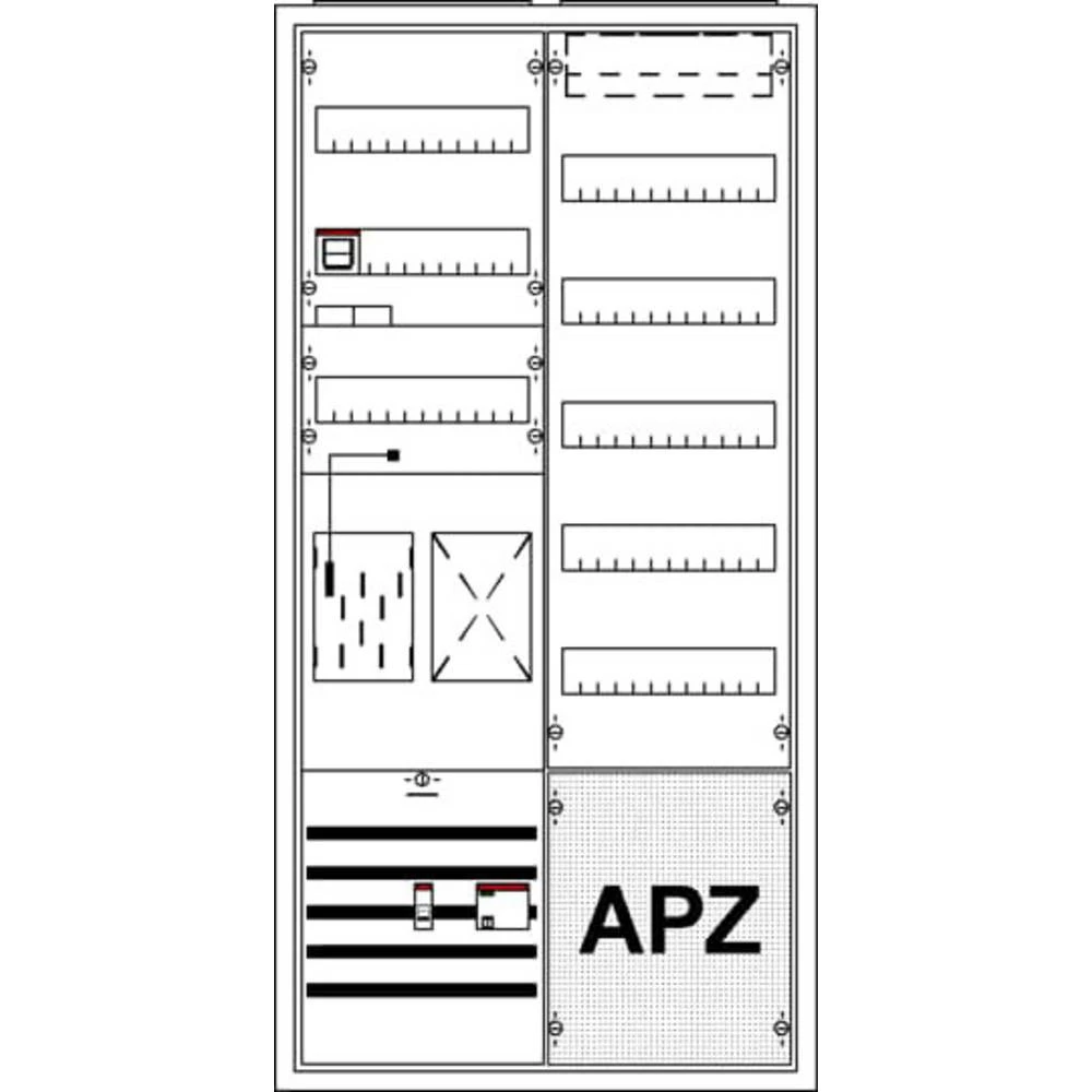 Striebel & John 2CPX035943R9999 KS721B ormar za brojilo   Broj redova = 5 slika