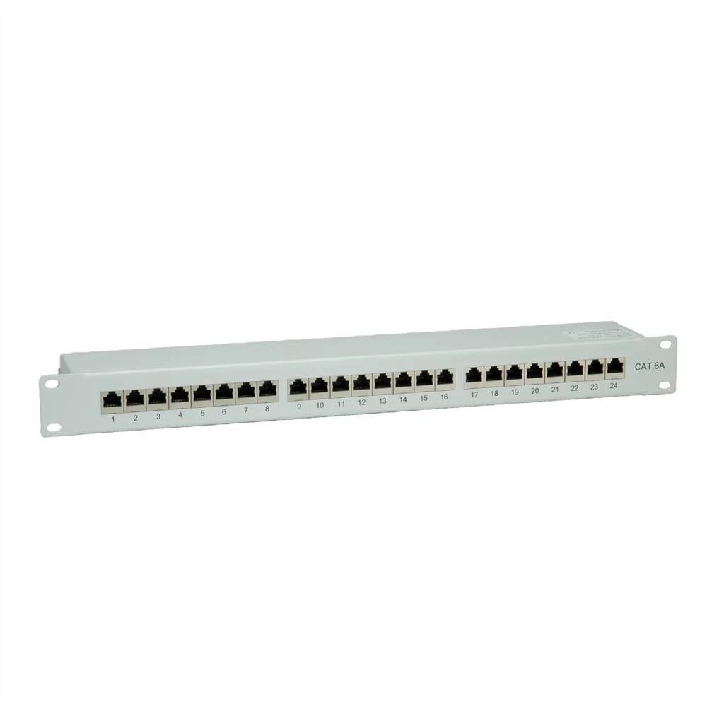 Value 26.99.0361 24 ulaza mreža patch panel cat 6a 1 U slika
