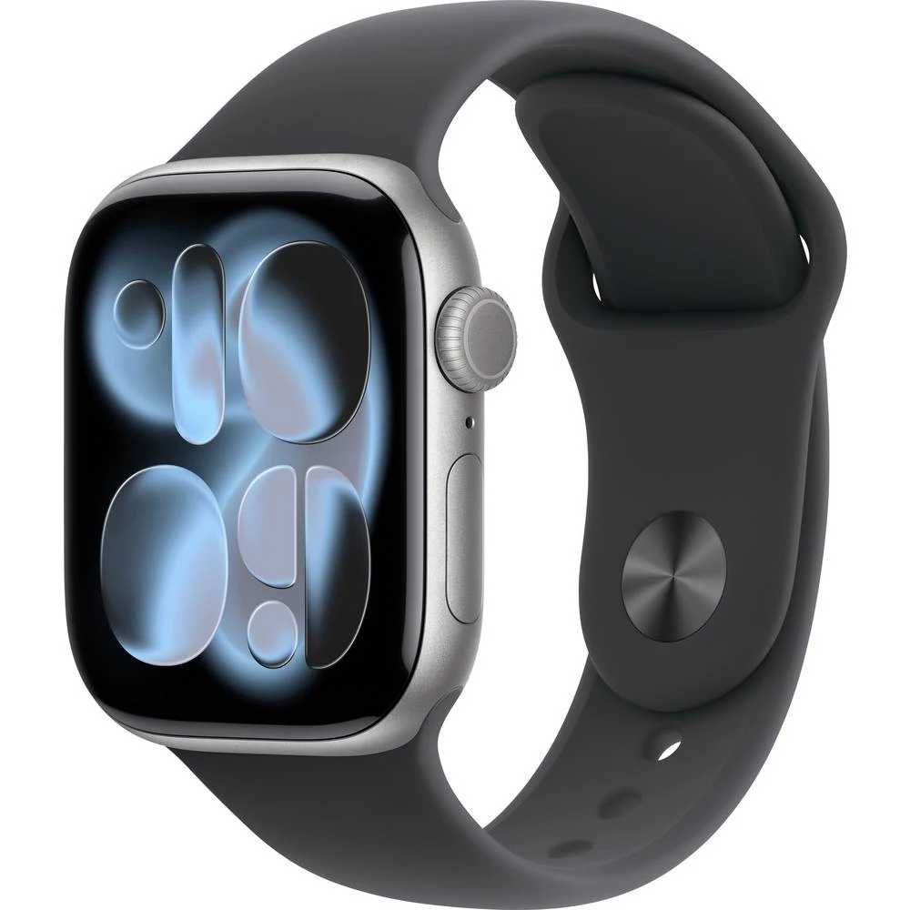 Apple Watch Series 11 GPS + Cellular 42 mm kućište od aluminija sportska narukvica crna s/m slika