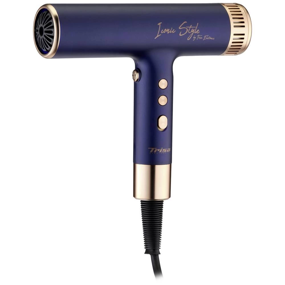 Trisa Ionic Style sušilo za kosu plava boja, ružičasto-zlatna (roségold) slika