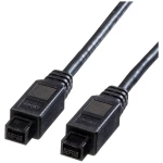 ROLINE IEEE 1394b kabel, 9/9-pinski, crni, 1,8 m Roline FireWire priključni kabel  1.80 m crna