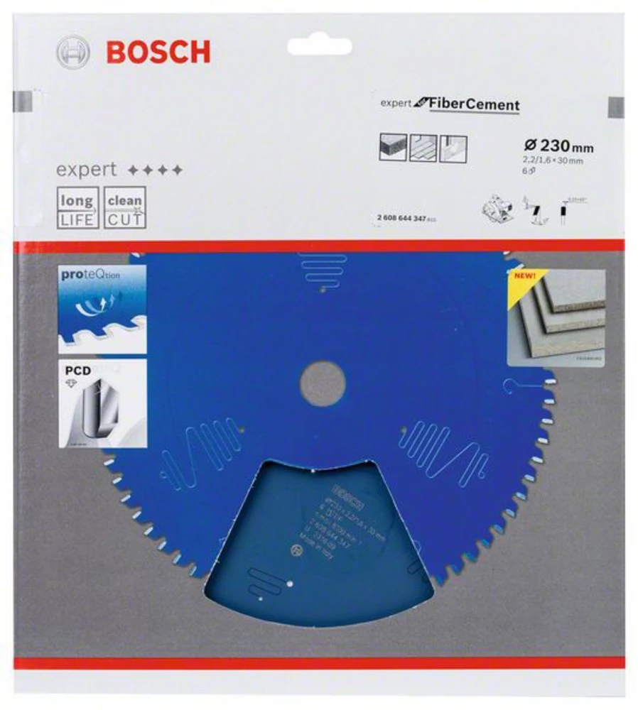 List kružne pile EX FC H 230x30-6, 230 x 30 mm, 6 Bosch Accessories 2608644347 promjer: 230 mm Broj zubaca (po inču): 6 Debljina slika