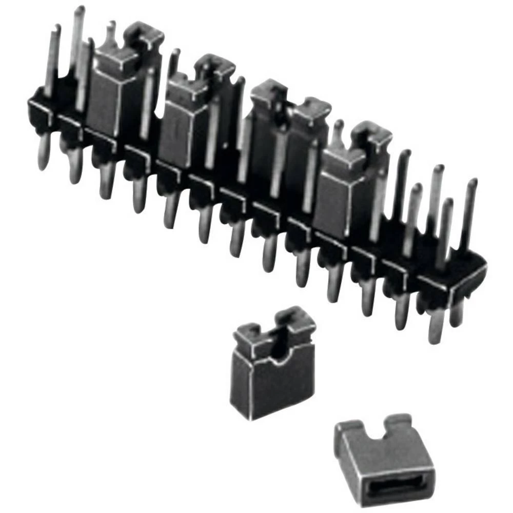 W & P Products 165-201-20-00 165-201-20-00 kratkospojni mostić Raster: 2.54 mm Broj polova po redu:2 Sadržaj: 1 kom. slika
