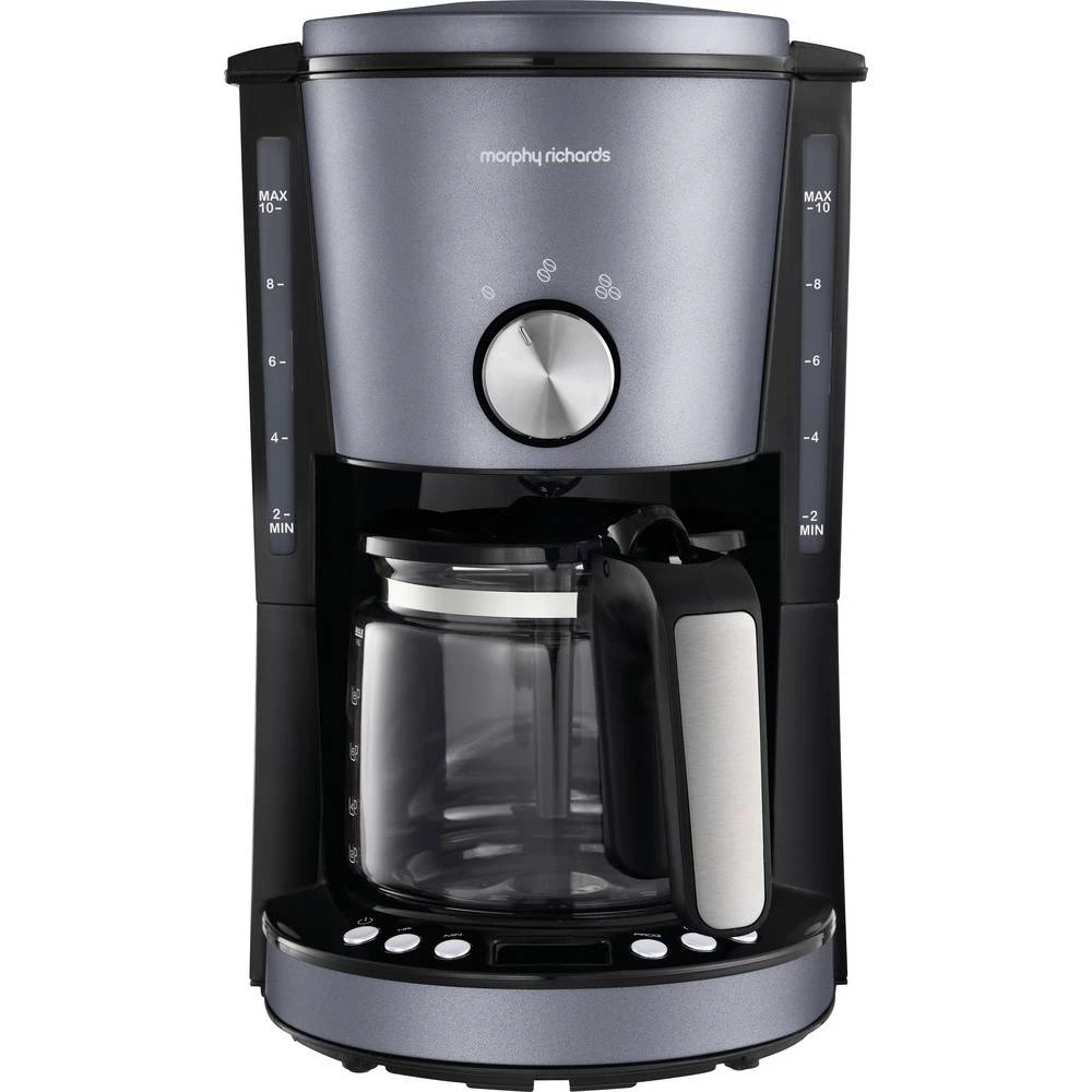 Morphy Richards EVOKE Steel Blue aparat za kavu čelično-plava Kapacitet čaše=10 funkcija brojača vremena slika
