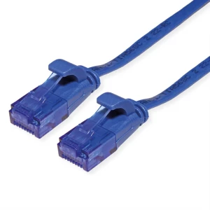 Value 21992053 RJ45 mrežni kabel, Patch kabel CAT 6a U/UTP 3.00 m plava boja 1 St. slika