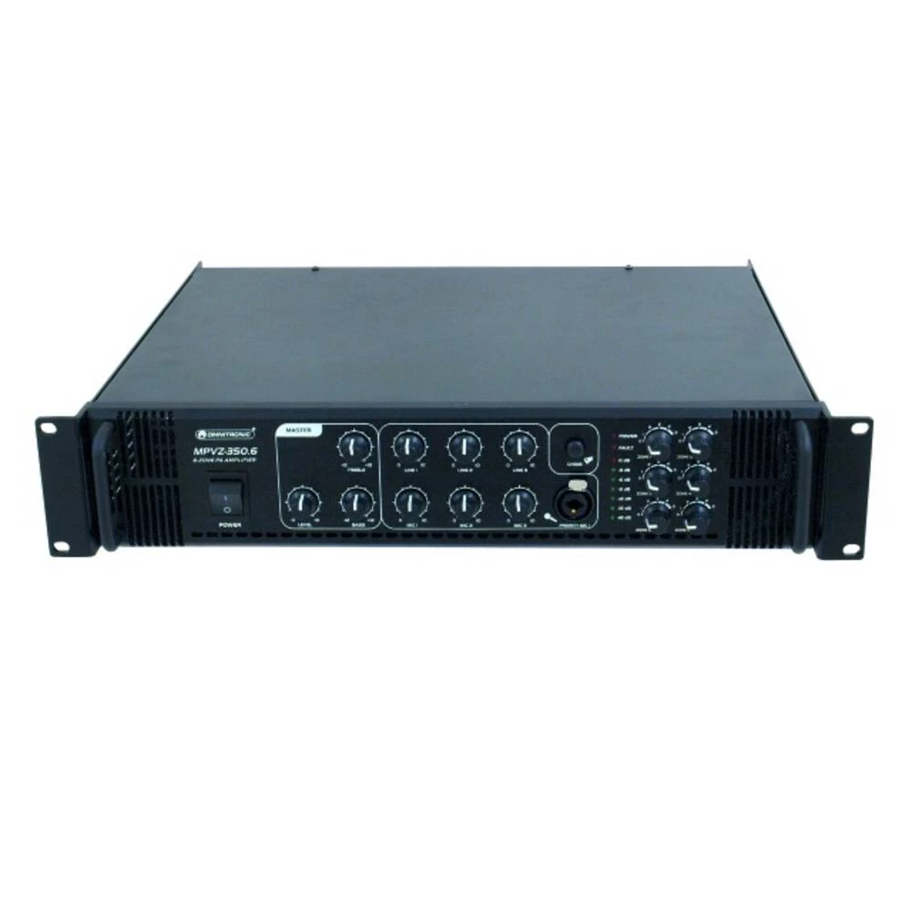 Omnitronic MPVZ-350.6 elektroakustično pojačalo 350 W 6 zona slika