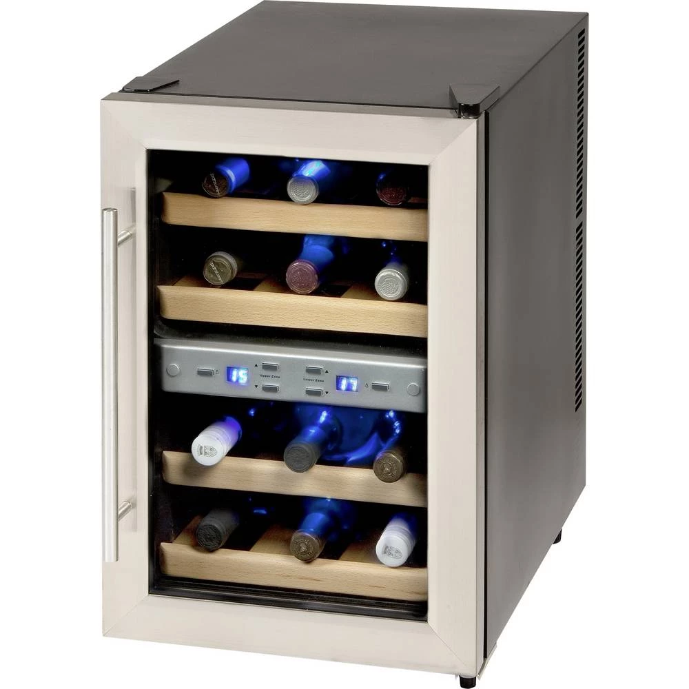 Hladnjak za vino 33 l DOMO DO909WK N/A Samostojeći Crna, Srebrna slika