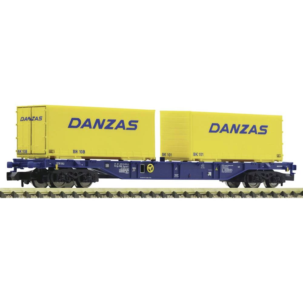 Fleischmann 825210 "DANZAS" Vagon za prijevoz kontejnera, ÖBB slika