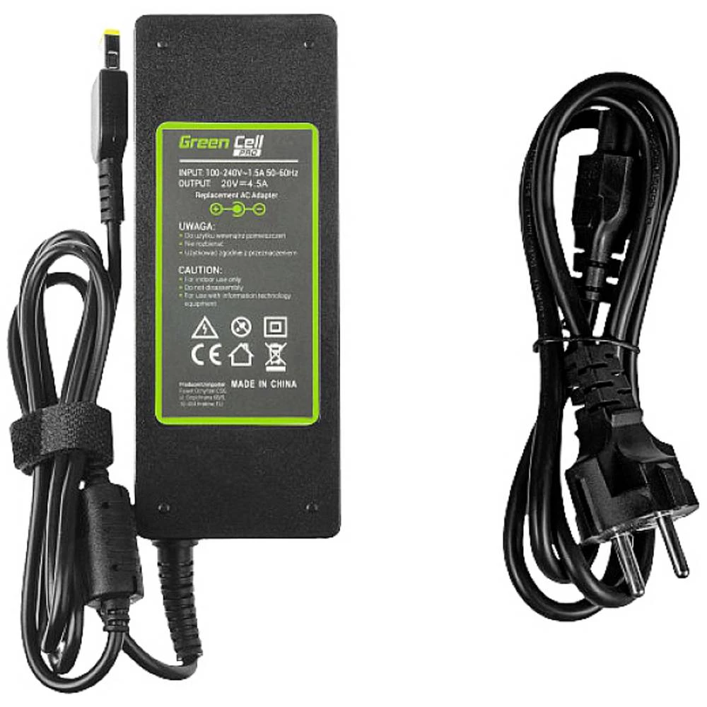 Napajanje / punjač Green Cell PRO 20V 4.5A 90W za Lenovo G500s G505s G510 G510s Z500 Z510 Z710 Z51 Z51-70 ThinkPad X1 Carbon Green Cell AD39AP strujni adapter -prijenosno računalo 90 W 20 V 4 slika