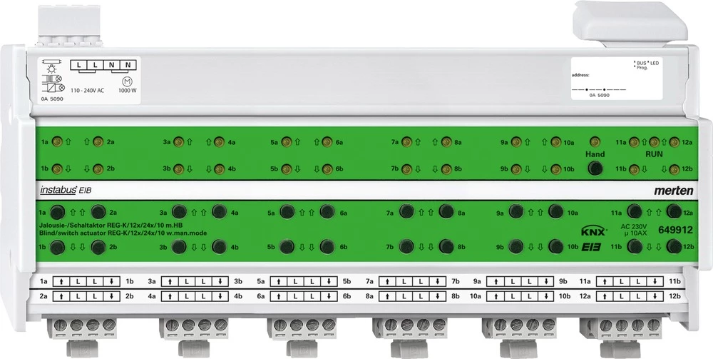 Merten Merten KNX Systeme 649912 Aktuator prebacivanja 649912 slika