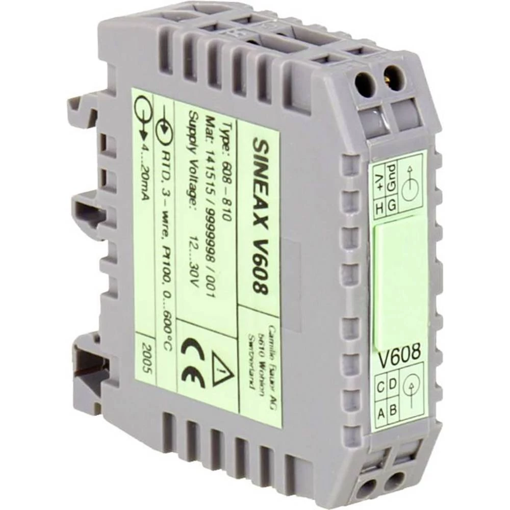 Camille Bauer Programirajući predajnik temperature u dvožičnoj tehnologiji za RTD i TC ulaze Sineax V 608 bez električne izolaci slika