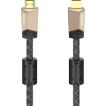 Hama    HDMI    priključni kabel    0.75 m    00205024        smeđa boja    [1x muški konektor HDMI - 1x muški konektor HDMI] slika