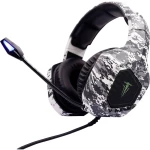 Berserker Gaming ARMY THOR igraće naglavne slušalice sa mikrofonom 3,5 mm priključak, USB sa vrpcom, stereo preko ušiju crna, bijela
