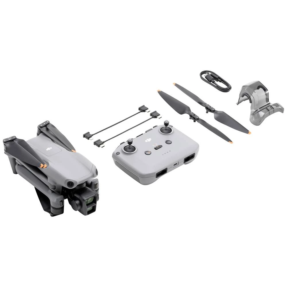 DJI Air 3 (RC-N2) kvadrokopter RtF dvostruka zrakoplovna kamera , profesionalni svijetlosiva slika