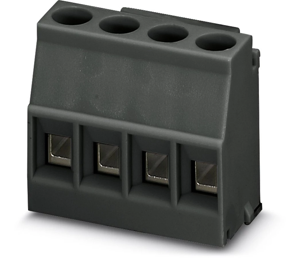 Vijčana blok stezaljka 2.50 mm broj polova: 4 MKDSO 2,5/ 4-L BK Phoenix Contact crne boje 50 kom. slika