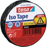 Izolacijska traka Crna (D x Š) 10 m x 15 mm tesa 56192-10-02 1 Role