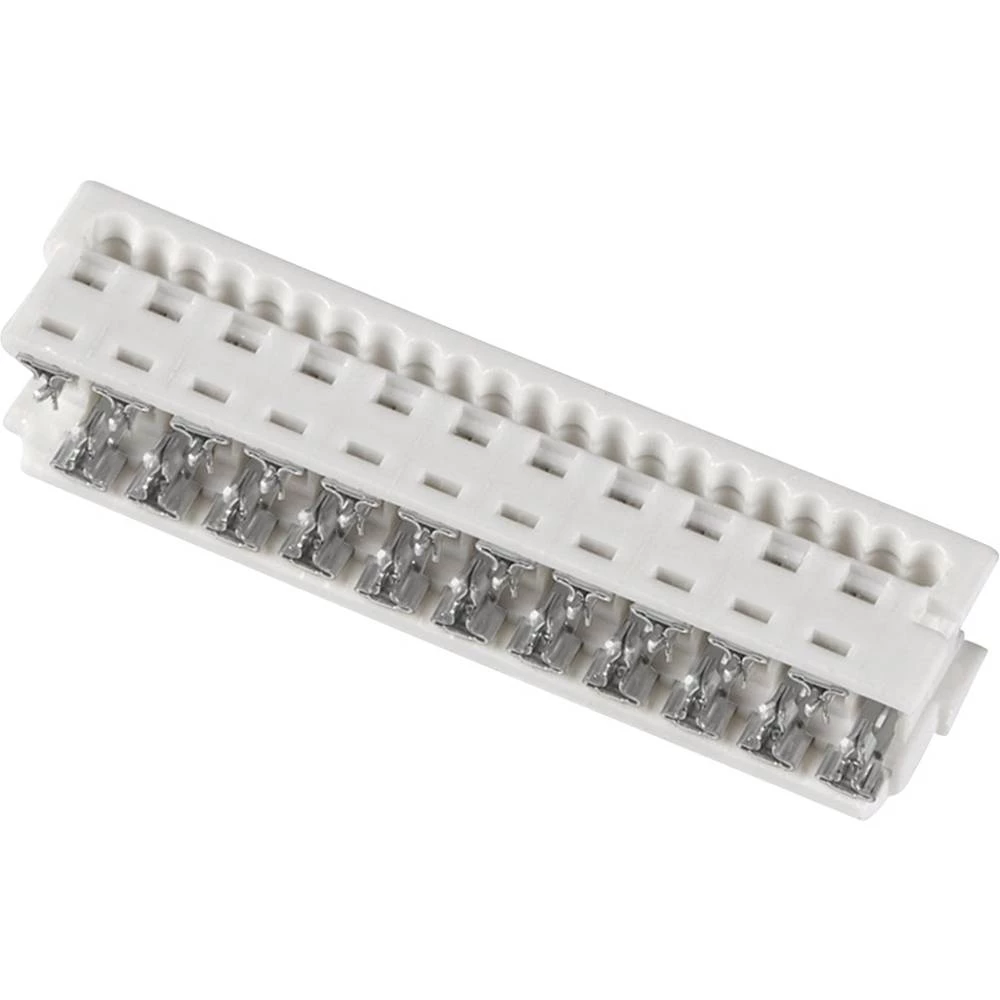 Molex standardna letva sa ženskim kontaktima  Ukupan broj polova 22 Raster: 1.27 mm 903270322 1 St. Bag Molex 903270322 Picoflex PF-50, Low Profile, IDT Receptacle, 22 Circuits, White, Tin (S slika