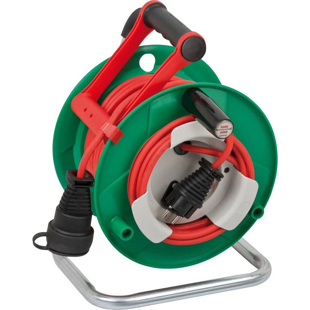 Brennenstuhl 1183520 Kabelski bubanj 25 m Crvena Sigurnosni utikač slika