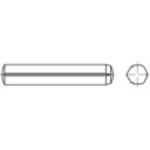 TOOLCRAFT 1066851 cilindrični zatik s utorom (Ø x D) 8 mm x 30 mm nehrđajući čelik A1 100 St.