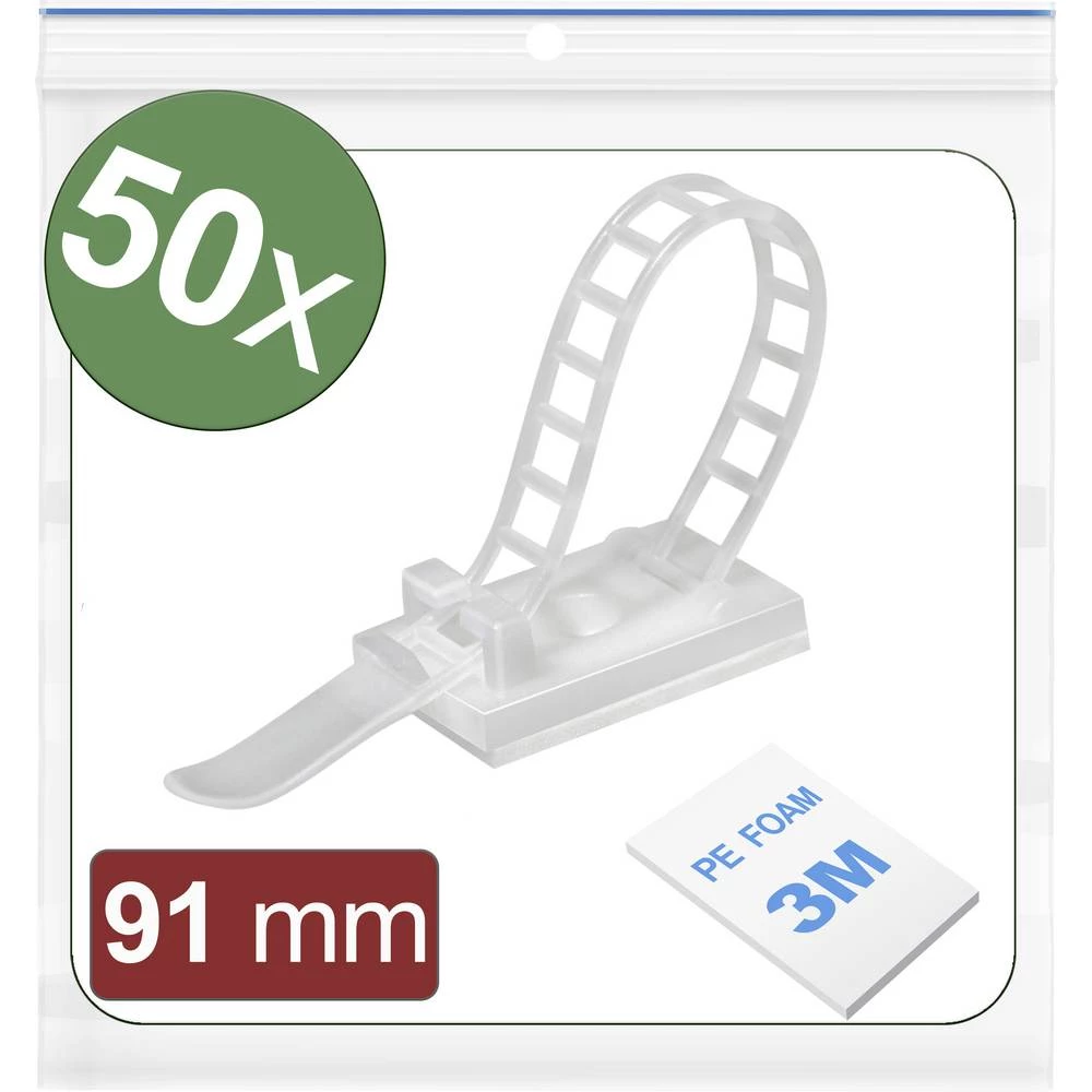 Quadrios 24CA440 postolje samoljepljiva, vijak 24CA440    bijela 50 St. slika