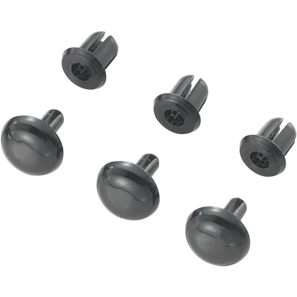 TRU COMPONENTS TC-SRR-450K203 produžna zakovica Otvor Ø 4 mm crna 1000 St. slika