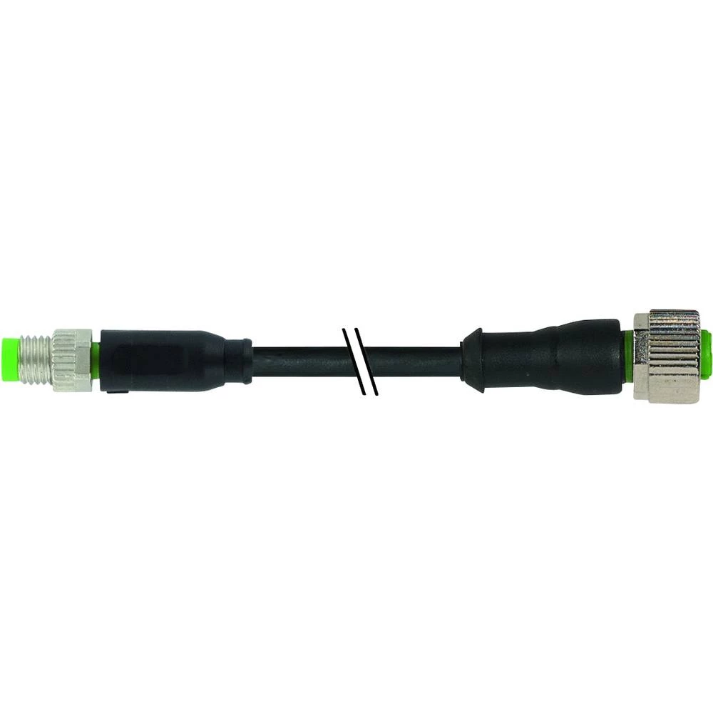 Murrelektronik 7000-88241-6300100 utični konektor za senzor/aktivator, konfekcionirani M8 x 1 ravni muški konektor, žžen slika