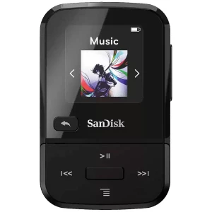 SanDisk Clip Sport Go mp3-player 32 GB crna montažna sponka, fm radio slika
